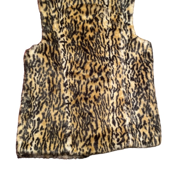 Jaclyn Smith Collection Leopard Vest EUC - Picture 5 of 7